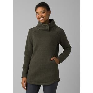 prAna Women's Tri Thermal Threads Tunic Sweater Size Large